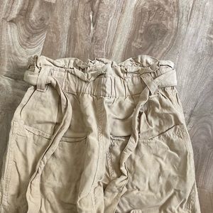 Paperback waist cargo pants
